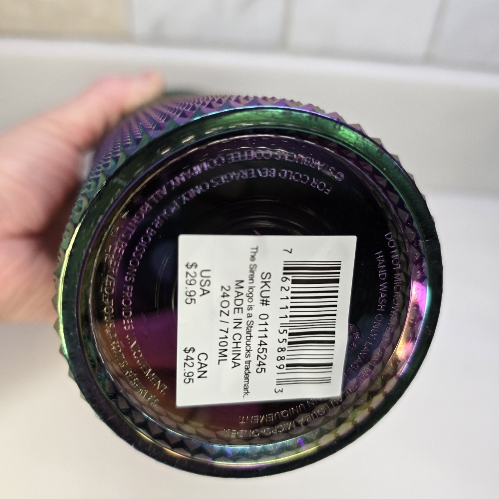 Starbucks Oil Slick Tumbler🌈 - Picture 4 of 4